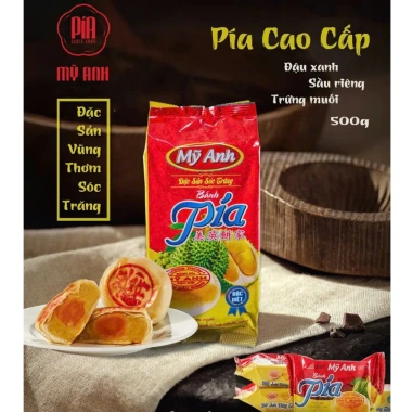 Bánh Pía đỏ vàng Cao Cấp 1 Trứng Mỹ Anh 500g - Đậu Xanh Sầu Riêng Trứng Muối 97k