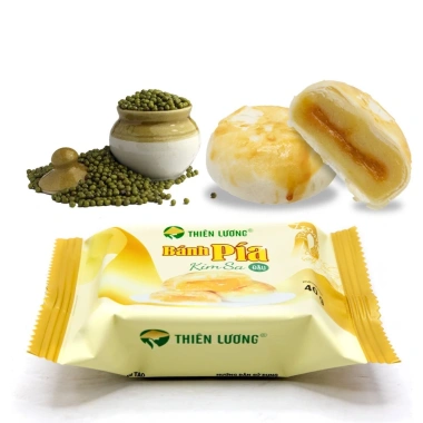 Bánh Pía Kim Sa Đậu 480g (12 bánh 40g) Ngon Ngậy, Date Mới, Giá Ưu Đãi 109k 3