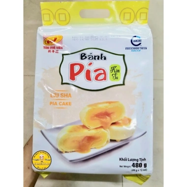 Bánh pía kim sa tan chảy Tân Huê Viên 480g (12 bánh) đặc biệt - Giảm còn 130.000₫