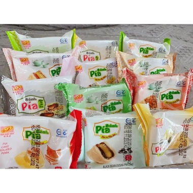 Bánh Pía Kim Sa Tân Huê Viên 12 vị - Hộp 12 hương vị mới, giảm giá 155.000₫