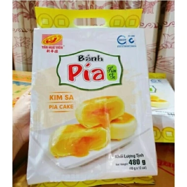 Bánh Pía Kim Sa Tân Hữu 4 vị Sầu Riêng, Đậu Xanh, Mè Đen, Thịt Lạp - Giá 185k