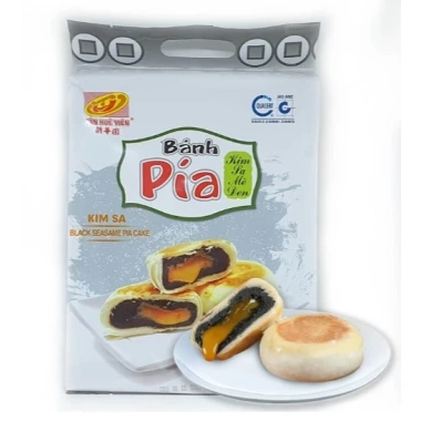 Bánh Pía Kim Sa Tân Hữu 4 vị Sầu Riêng, Đậu Xanh, Mè Đen, Thịt Lạp - Giá 185k 10 Bánh Pía Kim Sa Tân Hữu 4 vị Sầu Riêng, Đậu Xanh, Mè Đen, Thịt Lạp - Giá 185k 10