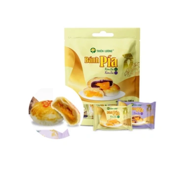 Bánh pía kim sa Thiên Lương 480g Đậu Món thơm ngon, giảm giá 22% chỉ 109.250₫ 4