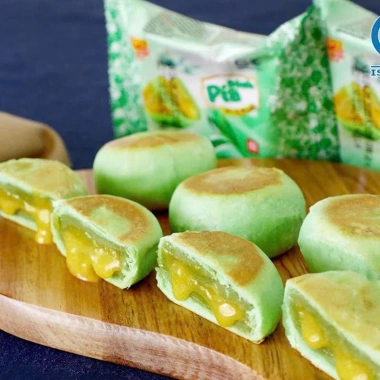 Bánh Pía Kim Sa Trà Xanh Tân Huê Viên 480g – Nhân Trứng Muối Tan Chảy Thơm Ngon, 139k 3
