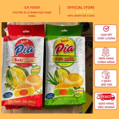 Bánh Pía Kim Sa Trứng Chảy Cao Lợi 400g (6 chiếc) Hưng Chính Hãng - Giá chỉ 100k, giảm từ 120k, ngày mới