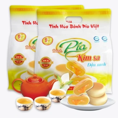 Bánh Pía Kim Sa Trứng Chảy Hải Sơn 12 Cái - Giá Gốc 135.167đ Giảm còn 107.275đ
