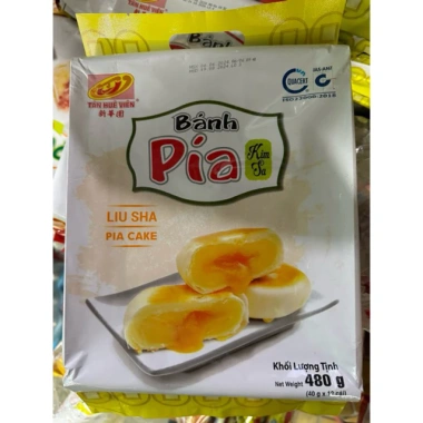 Bánh Pía Kim Sa Trứng Muối Tân Huê Viên - Sóc Trăng, Giảm Giá 138k, Vị Giòn Tan