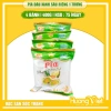 Bánh pía lá dứa sầu riêng trứng muối 400g - Túi 4 bánh Tân Huê Viên, giá 93k 3