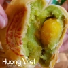 Bánh pía lá dứa sầu riêng trứng muối 400g - Túi 4 bánh Tân Huê Viên, giá 93k 6