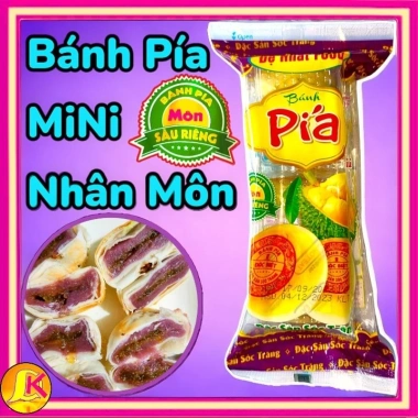 Bánh pía mini 5 chiếc dẻo thơm, nguyên liệu thiên nhiên, giảm giá 12.000 VND