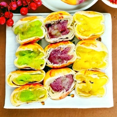 Bánh pía mini 5 chiếc dẻo thơm, nguyên liệu thiên nhiên, giảm giá 12.000 VND