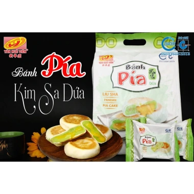 Bánh Pía Mini Kim Sa Dứa Tân Huê 12 bánh - Ngon giòn, giảm giá 123k