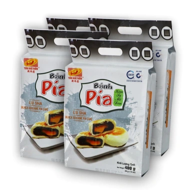 Bánh Pía Mini Kim Sa Mè Đen Tân Huê 12 bánh Hương vị truyền thống, giá ưu đãi 123k