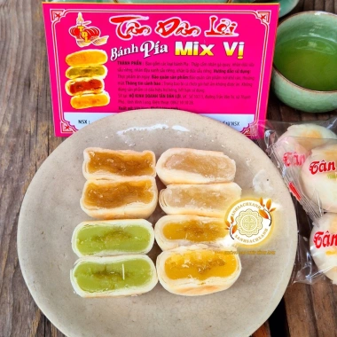 Bánh Pía Mini Mix Nhiều Vị 500gr‑1kg Tân Dân Lợi – Vỏ Mỏng, Nhân Dẻo Mịn, Ít Ngọt, Giá 68.000₫