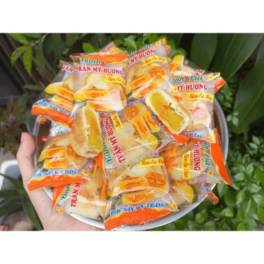 Bánh Pía Mini Sóc Đậu Xanh Sầu Riêng 500g - Ít Ngọt, Giá 40k Giảm 20k 5