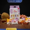 Bánh Pía Phúc An Số 17 Tách Béo Giảm Ngọt Đậu Xanh, Khoai Môn, Sầu Riêng, Trứng Muối 400g 4 Cái - Giá 84.500 VND