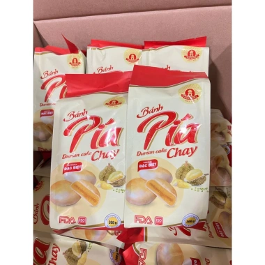 Bánh Pía Sầu Riêng 300g (chay+trứng) & Bánh Chả Hà Nội 210g/120g - thơm, giòn, ngon, giảm giá 31.954₫