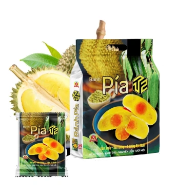 Bánh Pía Sầu Riêng Trứng Muối T2 Mỹ Ngọc Thượng Hạng 4 bánh 460g - Giá 200k (giá gốc 242k)