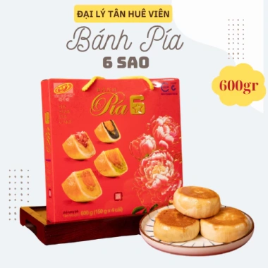 Bánh Pía Tân Huê Viên 6 sao 4 vị - 600gr, giảm còn 165.000 VND