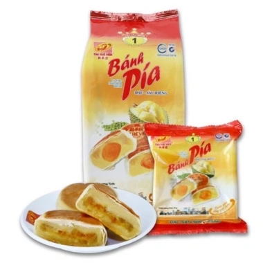 Bánh Pía Tân Huê Viên Đậu Xanh Sầu Riêng Trứng Muối 280g Giá Ưu Đãi 70.000 VND