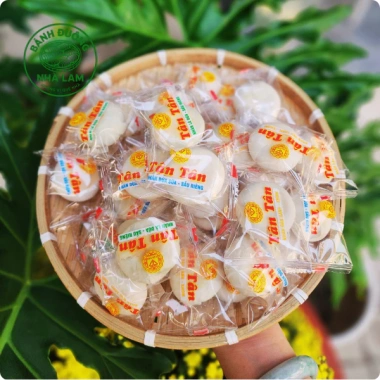 Bánh Pía Tân Tân Mix 4 Vị Lá Dứa, Dừa Non, Đậu Xanh, Sầu Riêng - Giảm giá 65k, Bánh Đuông Nhà Lam