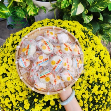 Bánh Pía Tân Tân Mix 4 Vị Lá Dứa, Dừa Non, Đậu Xanh, Sầu Riêng - Giảm giá 65k, Bánh Đuông Nhà Lam