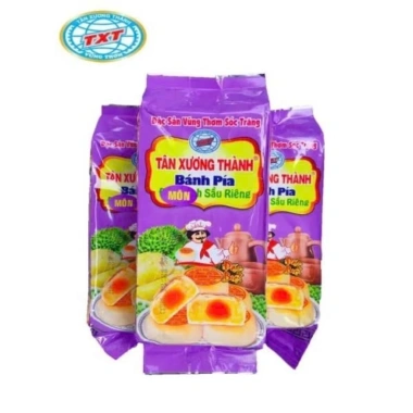 Bánh Pía Tân Xương Thành Hộp Tím 380g, Khoai Môn, Sầu Riêng, Trứng Vịt Muối – 55.000 VNĐ