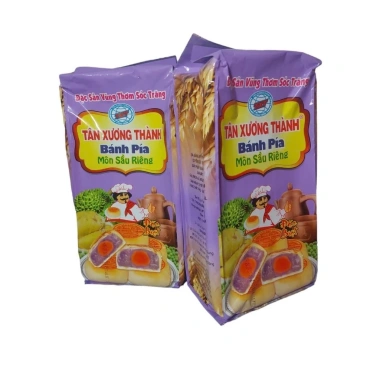 Bánh Pía Tân Xương Thành Hộp Tím 380g, Khoai Môn, Sầu Riêng, Trứng Vịt Muối – 55.000 VNĐ