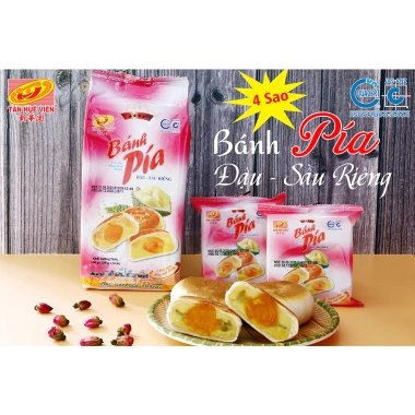 Bánh Pía Truyền Thống Tân Huê Viên 4 Cái - Chỉ 92.000₫ (Giảm từ 116.840₫)