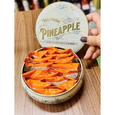 Bánh Pineapple hộp thiếc tròn/vuông, còn bán thùng 2.026 - Giá giảm 69.000₫ 3