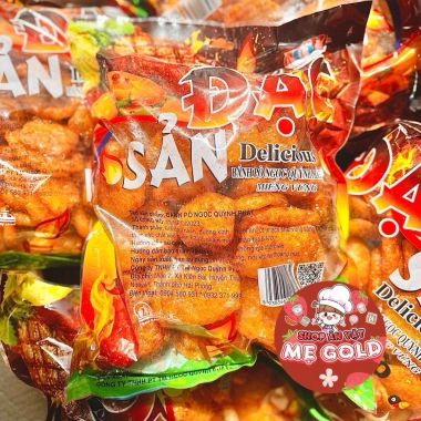 Bánh pò miếng vuông khổng lồ 320g - Vừng đặc sản, ăn vặt cổng trường, chỉ 35.000đ