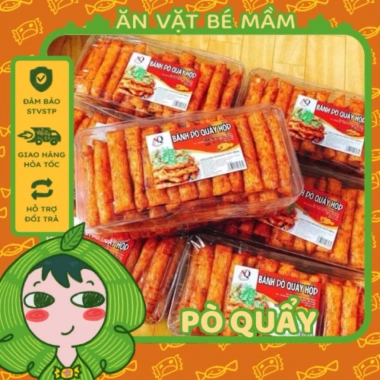 Bánh Pò Quẩy Ngọc Quỳnh Phát Hai Ngăn - Ăn Vặt Cổng Trường, Giá 39.000đ (Giảm từ 47.970đ) - Đồ Ăn Vặt Bé Mầm