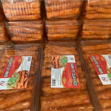 Bánh pò quẩy vị cay bò NGỌC QUỲNH 320g - Đồ ăn vặt Hải Phòng, giảm còn 45.000đ 4 Bánh pò quẩy vị cay bò NGỌC QUỲNH 320g - Đồ ăn vặt Hải Phòng, giảm còn 45.000đ 4