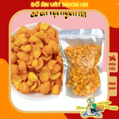 Bánh quẩy Bim Bim Sò Cay 500g - Bánh ăn vặt tuổi thơ, giòn ngon, giá rẻ 22.000 VND