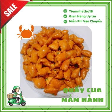Bánh Quẩy Cua 500g Vị Mắm Hành Giòn Tan - Đồ Ăn Vặt TiemNhaTho18 Giá 16.900đ