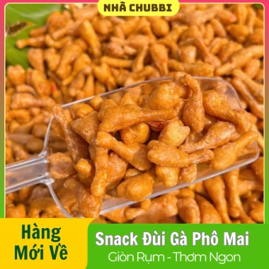 Bánh Quẩy Đùi Gà Mặn Ngọt Cay Giòn 1kg - Snack Đùi Gà Tẩm Vị Nhà Chubbi Giá 41.000đ