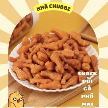 Bánh Quẩy Đùi Gà Mặn Ngọt Cay Giòn 1kg - Snack Đùi Gà Tẩm Vị Nhà Chubbi Giá 41.000đ