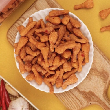 Bánh Quẩy Đùi Gà Mặn Ngọt Cay Giòn 1kg - Snack Đùi Gà Tẩm Vị Nhà Chubbi Giá 41.000đ