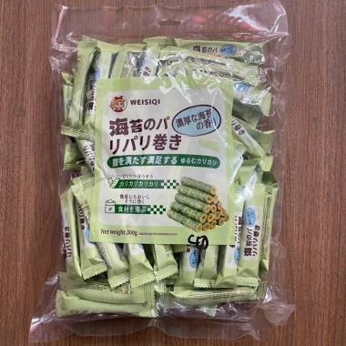 Bánh quế cuộn mini Weisiqi 300g nhập khẩu giảm giá 69k thơm ngon tiện lợi