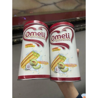 Bánh Quế cuộn sữa dừa dưa lưới Omeli - Giảm còn 65.000đ, thơm giòn, vị ngọt tự nhiên