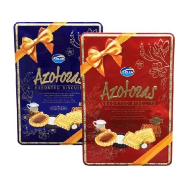 Bánh Quy Azotozas 447g Hộp Thiếc Quà Tết, Túi Xách Giấy - Giá 250k Giảm Đến 325k