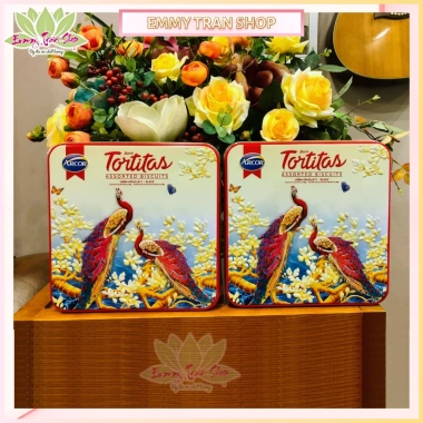 Bánh Quy Bơ Arcor Tortitas 415g Hộp Thiếc Con Công Nhập Khẩu Argentina, Giá 257k 7 Bánh Quy Bơ Arcor Tortitas 415g Hộp Thiếc Con Công Nhập Khẩu Argentina, Giá 257k 7