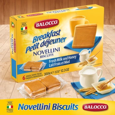 Bánh Quy Bơ Balocco Novellini nhập khẩu Ý - Hương bơ thơm, giảm 17% còn 84.182₫ 3 Bánh Quy Bơ Balocco Novellini nhập khẩu Ý - Hương bơ thơm, giảm 17% còn 84.182₫ 3