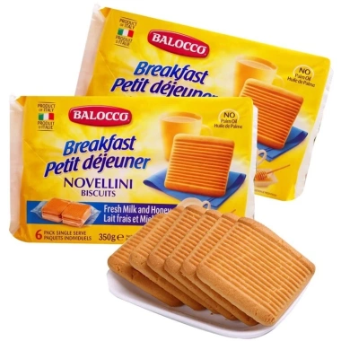 Bánh Quy Bơ Balocco Novellini Ý 350g - Hương Vị Bơ & Sữa Buongiorno, Giá 99.000 VND