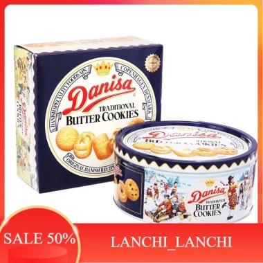 Bánh Quy Bơ Danisa Hộp Sắt Bé 200g-681g Giá Ưu Đãi 78.000 VND - Ngon, Giòn, Mới Ngay