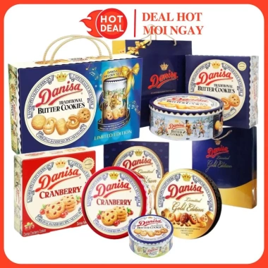 Bánh Quy Bơ Danisa Hộp Thiếc Giới Hạn Đủ Size - Đậm Chất Hoàng Gia, Giá Ưu Đãi 125k