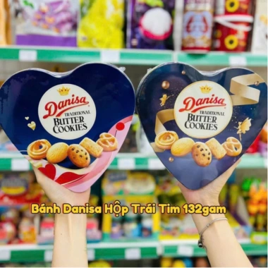 Bánh Quy Bơ Danisa Hộp Trái Tim 132g - Giá chỉ 89.000, siêu ngon, giảm giá 20% 3 Bánh Quy Bơ Danisa Hộp Trái Tim 132g - Giá chỉ 89.000, siêu ngon, giảm giá 20% 3