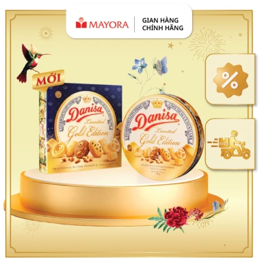 Bánh quy bơ Danisa Limited Gold Edition 6 vị 792g - Giá ưu đãi 352.271 VND