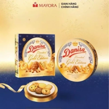 Bánh quy bơ Danisa Limited Gold Edition 6 vị 792g - Giá ưu đãi 352.271 VND