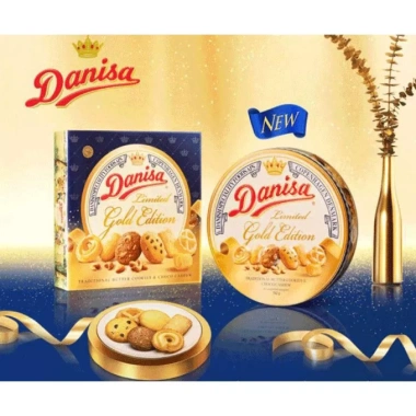 Bánh quy bơ Danisa Limited Gold Edition 6 vị 792g - Giá ưu đãi 352.271 VND
